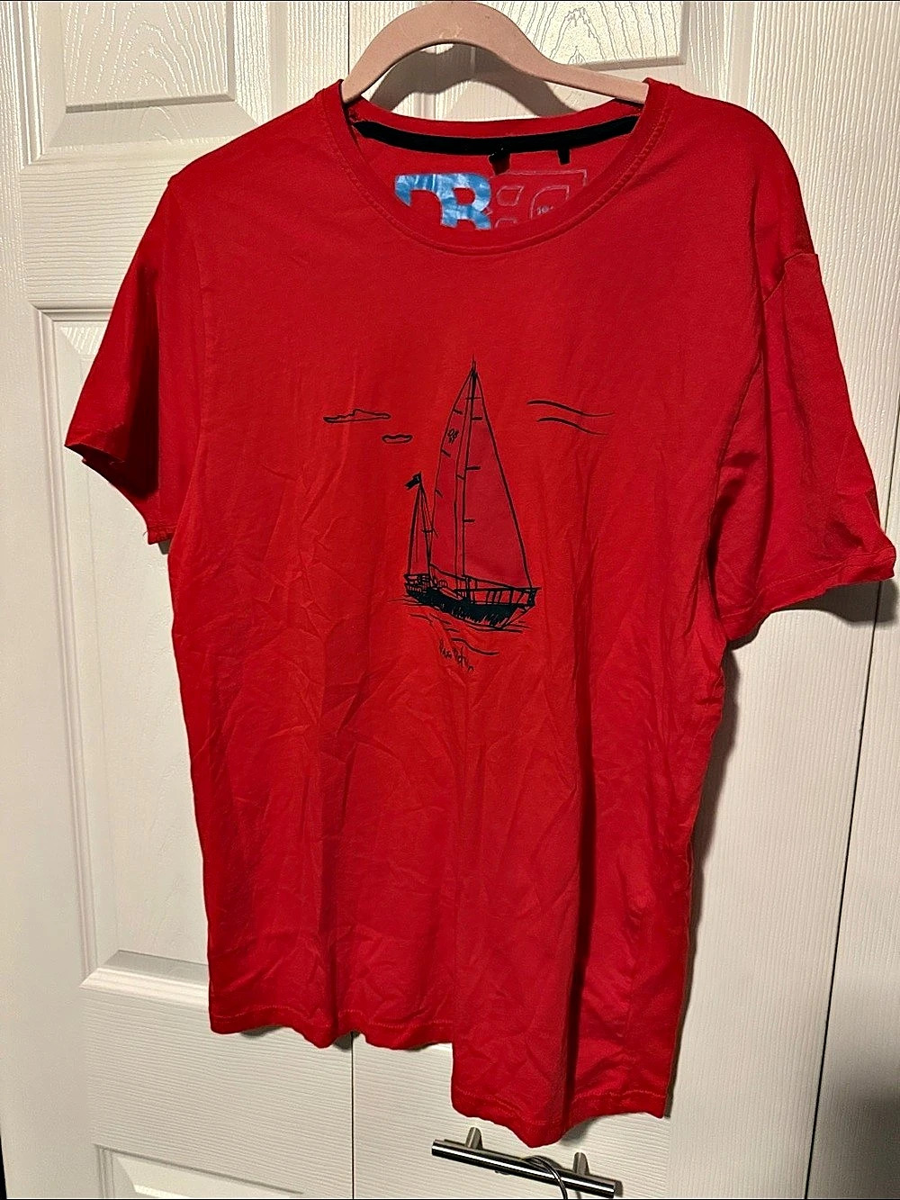 Dario Beltran 1931 Sailing Graphic Tee XL Red